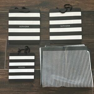 Sephora Shopping Bags with Wrapping Papers